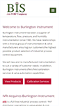 Mobile Screenshot of burlingtoninstrument.com